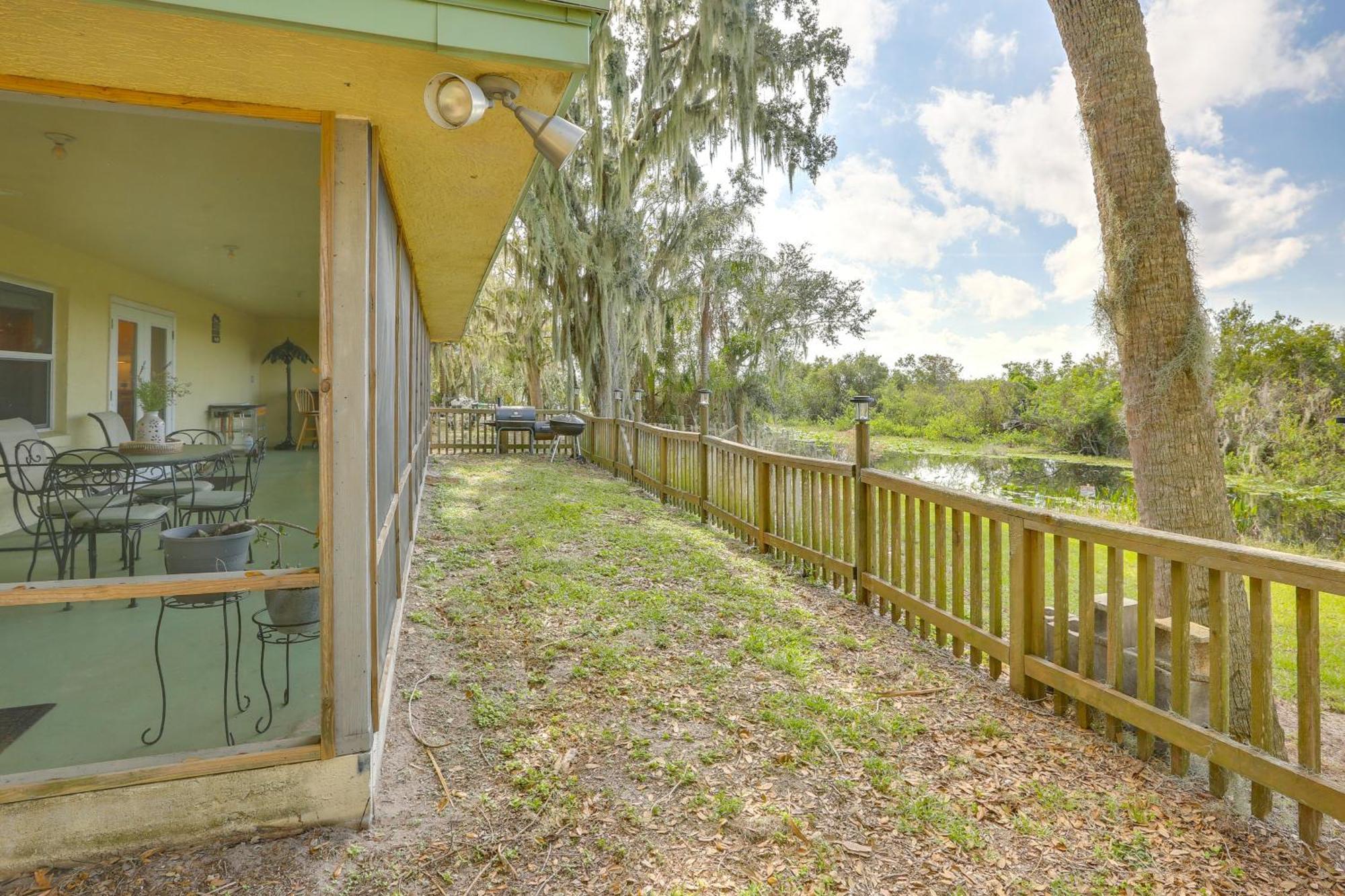 Lush Lorida Home On Lake Istokpoga Sebring Bagian luar foto