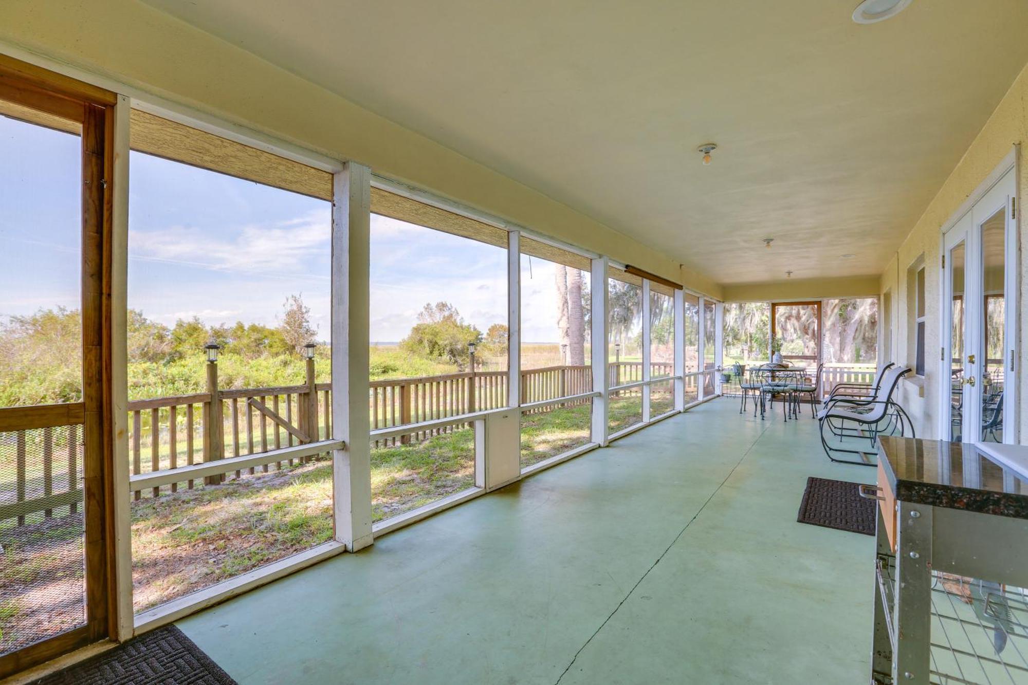 Lush Lorida Home On Lake Istokpoga Sebring Bagian luar foto