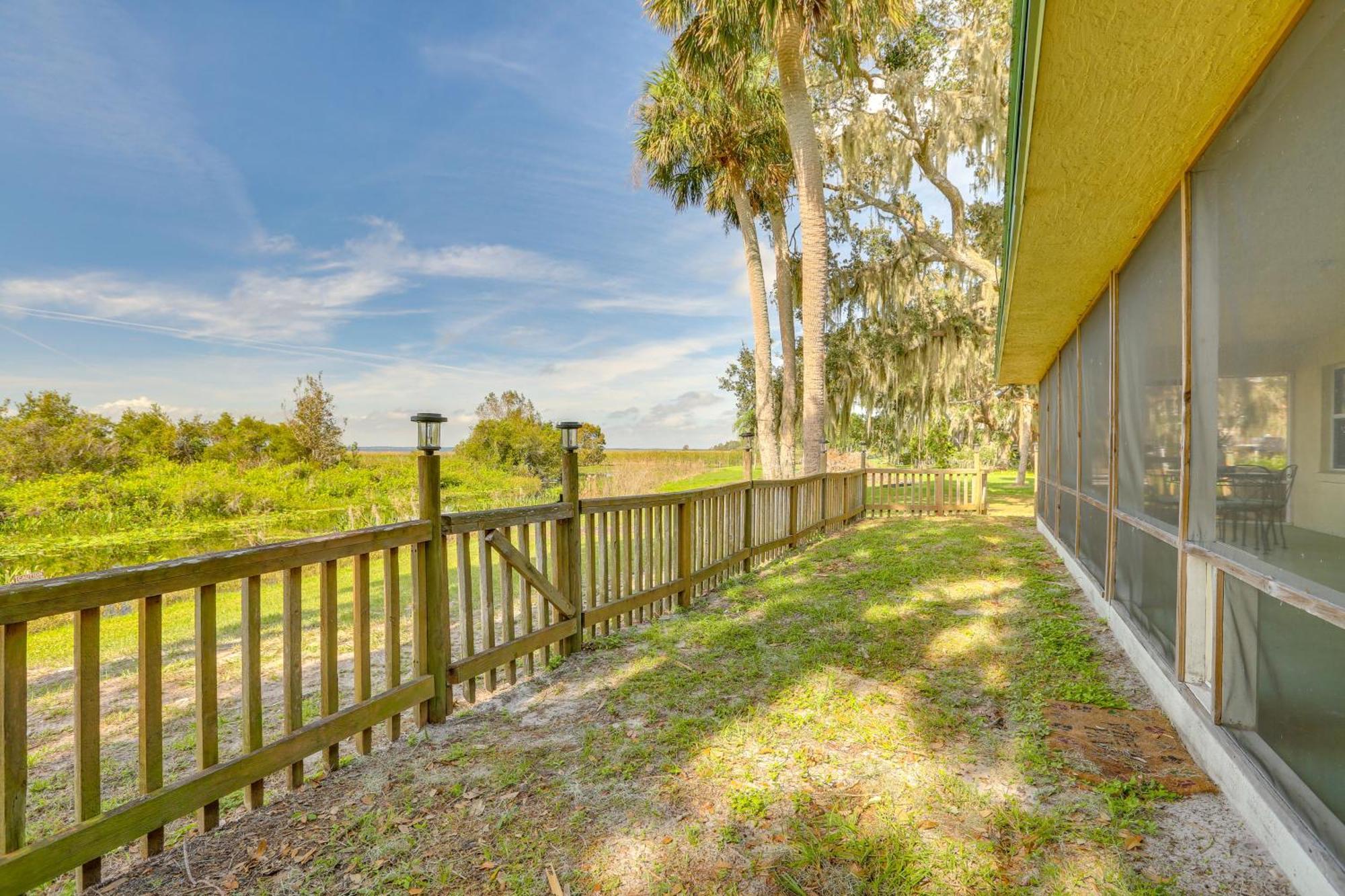 Lush Lorida Home On Lake Istokpoga Sebring Bagian luar foto
